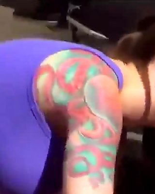 Busty girl secretly filmed while working