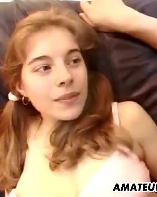 Fransk Amatør Teenage Kæreste anal trænger ind med ansigt