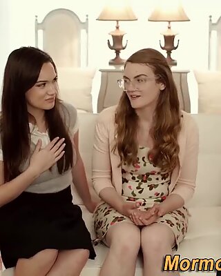 Mormón Muffded por lesbo