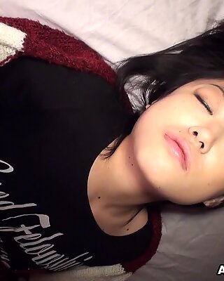 Japanese darling, Momo Sakata got fucked while sleeping