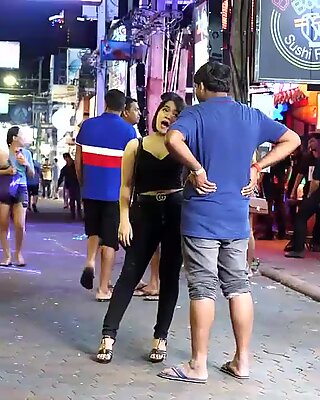 Pattaya ambildern Straße Nachtleben 2019 (thailändische Mädels)